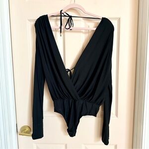 Black HAH bodysuit